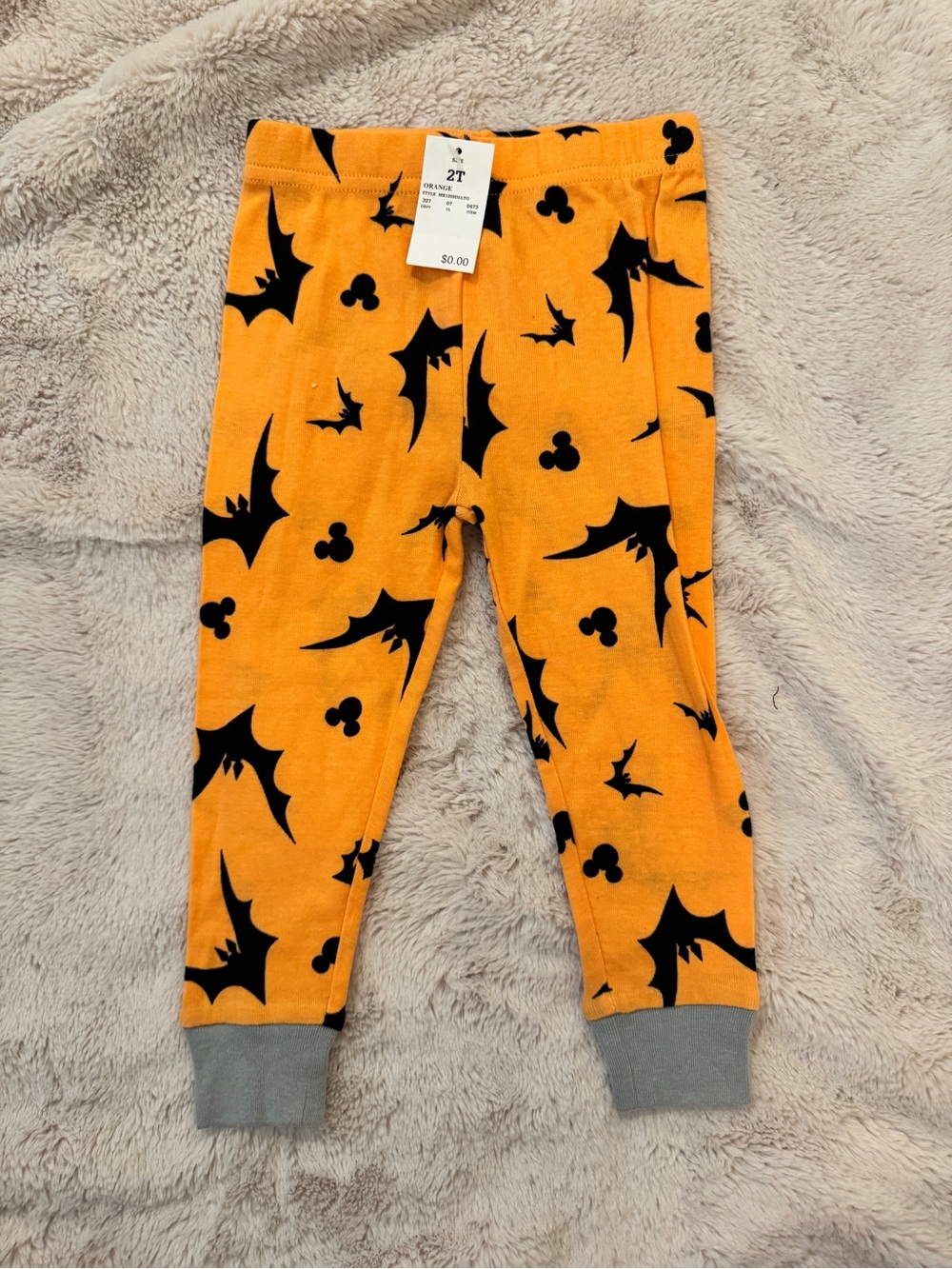 NWT Disney Mickey Halloween PJ Pants Size 2T